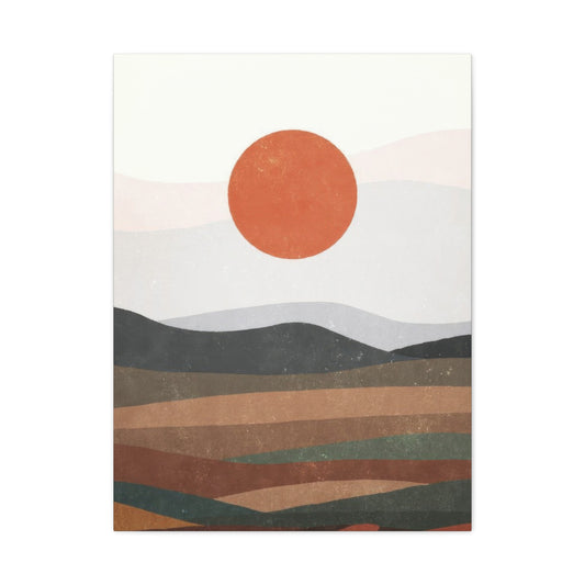 Abstract Landscape Earth Tones Wall Art & Canvas Prints
