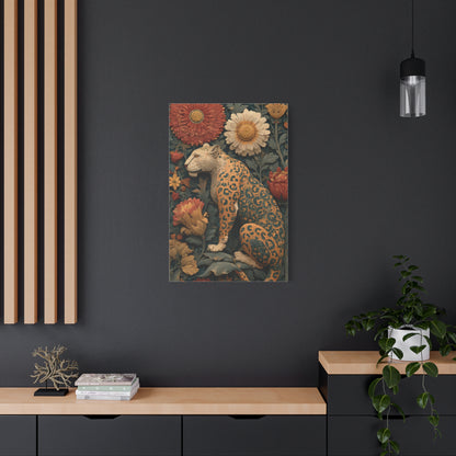 Talavera Jaguar Folk Pattern Wall Art & Canvas Print