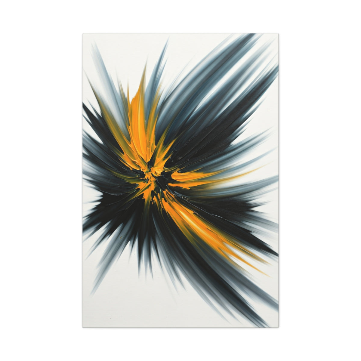 Golden Impact Burst Wall Art & Canvas Prints