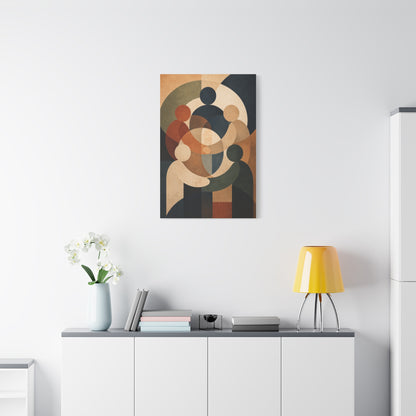 Corporate Unity Circle Composition Wall Art & Canvas Print