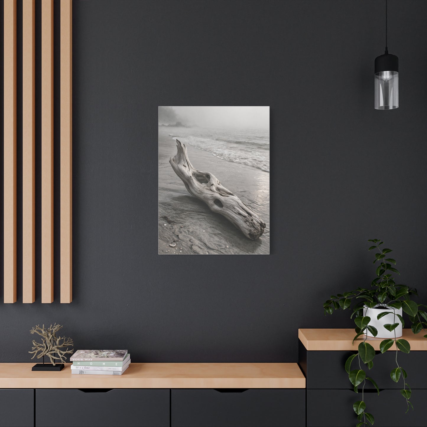Driftwood Coastal Minimal Wall Art & Canvas Print