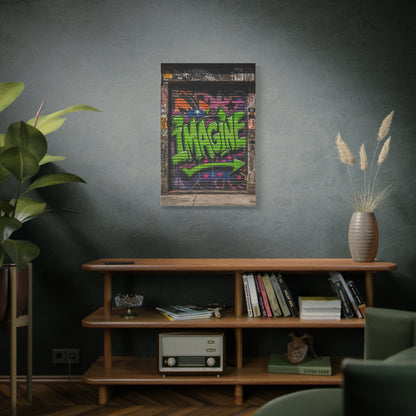 Urban Graffiti Statement Door Street Wall Art & Canvas Print