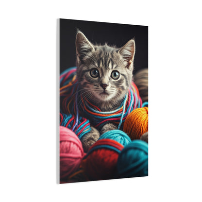 Whiskers in Wool Wall Art & Canvas Print
