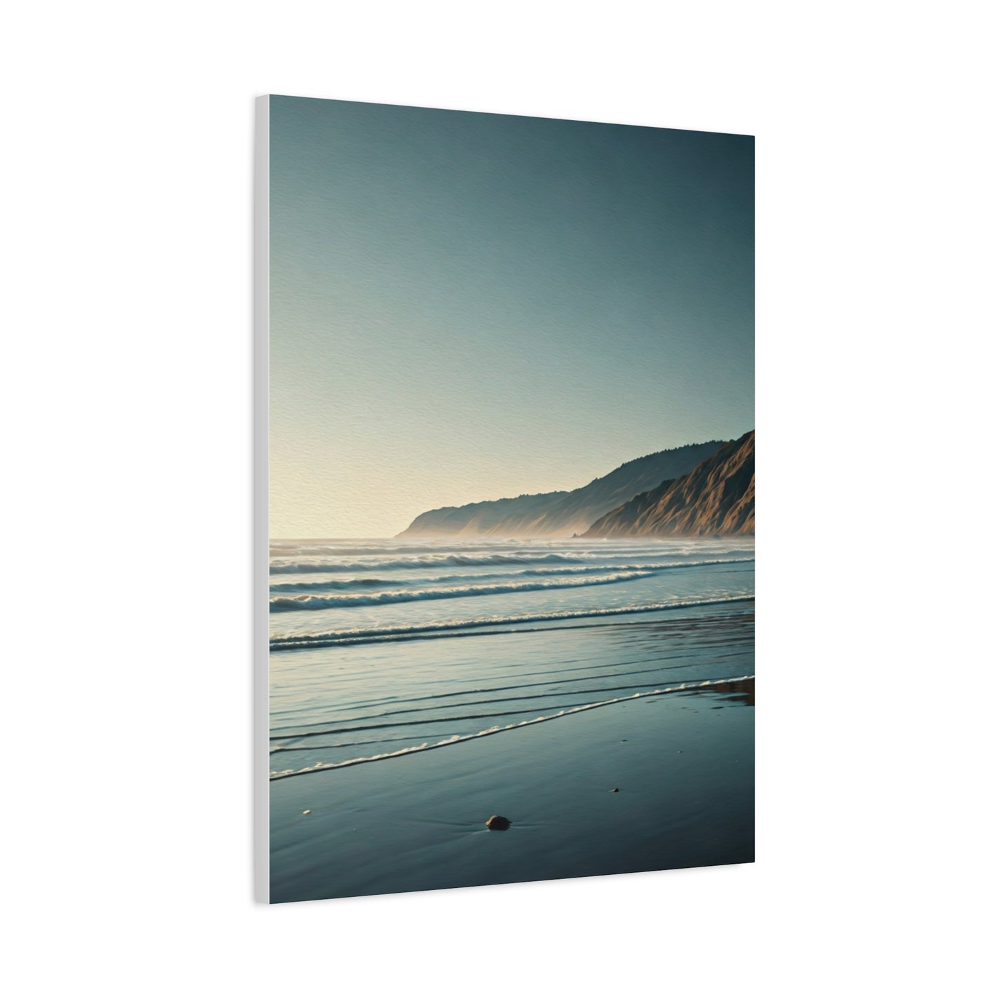 Misty Coastal Morning Shore Wall Art & Canvas Prints