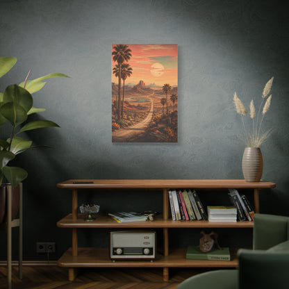 Enchanted Desert Highway Wall Art & Canvas Print
