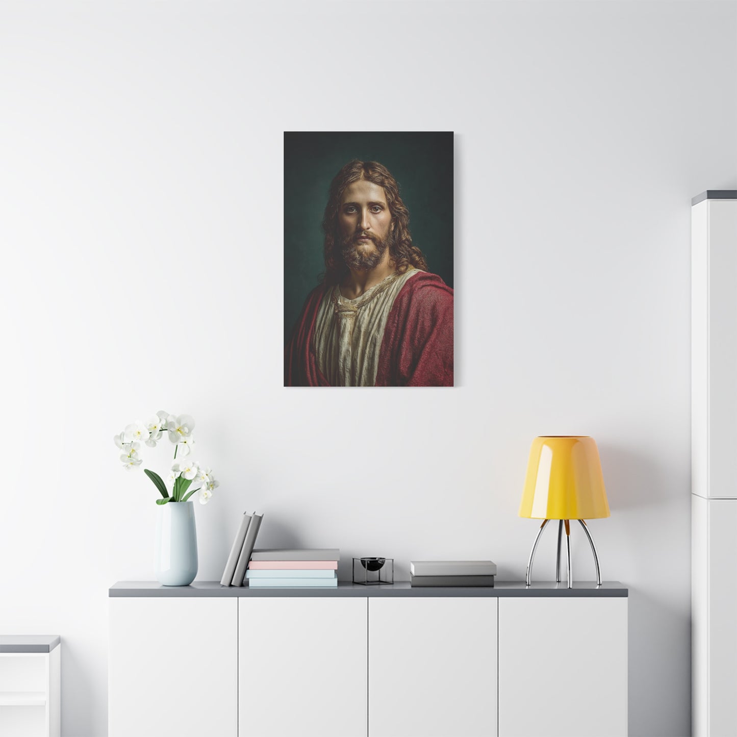 Christ Portrait Contemporary Devotional Wall Art & Canvas Print