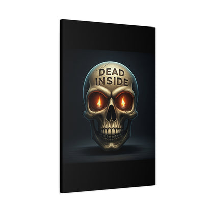 Dead Inside Inferno Skull Wall Art & Canvas Print