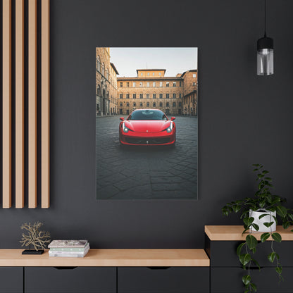 Ferrari 458 Italia Florence Piazza Wall Art & Canvas Prints