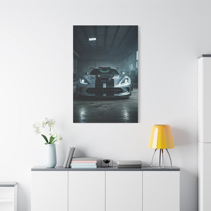 Dodge Viper Performance Build Garage Scene Wall Art & Canvas Prints