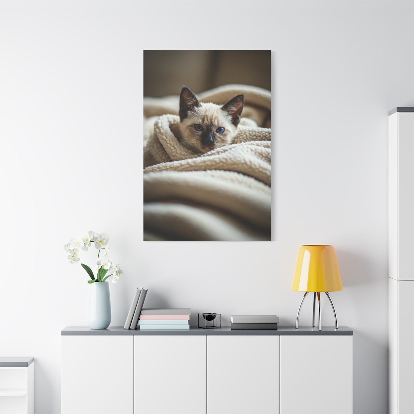 Cozy Kitten Comfort Wall Art & Canvas Prints