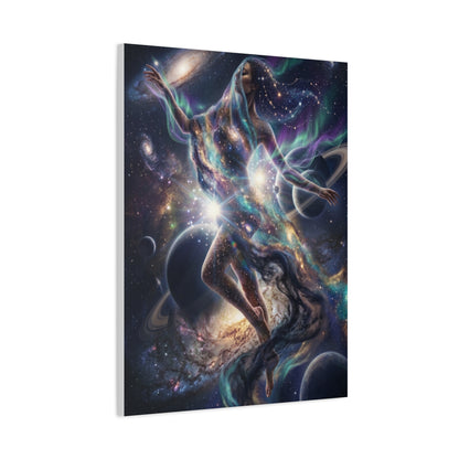 Celestial Cosmic Figure Wall Art & Canvas Print