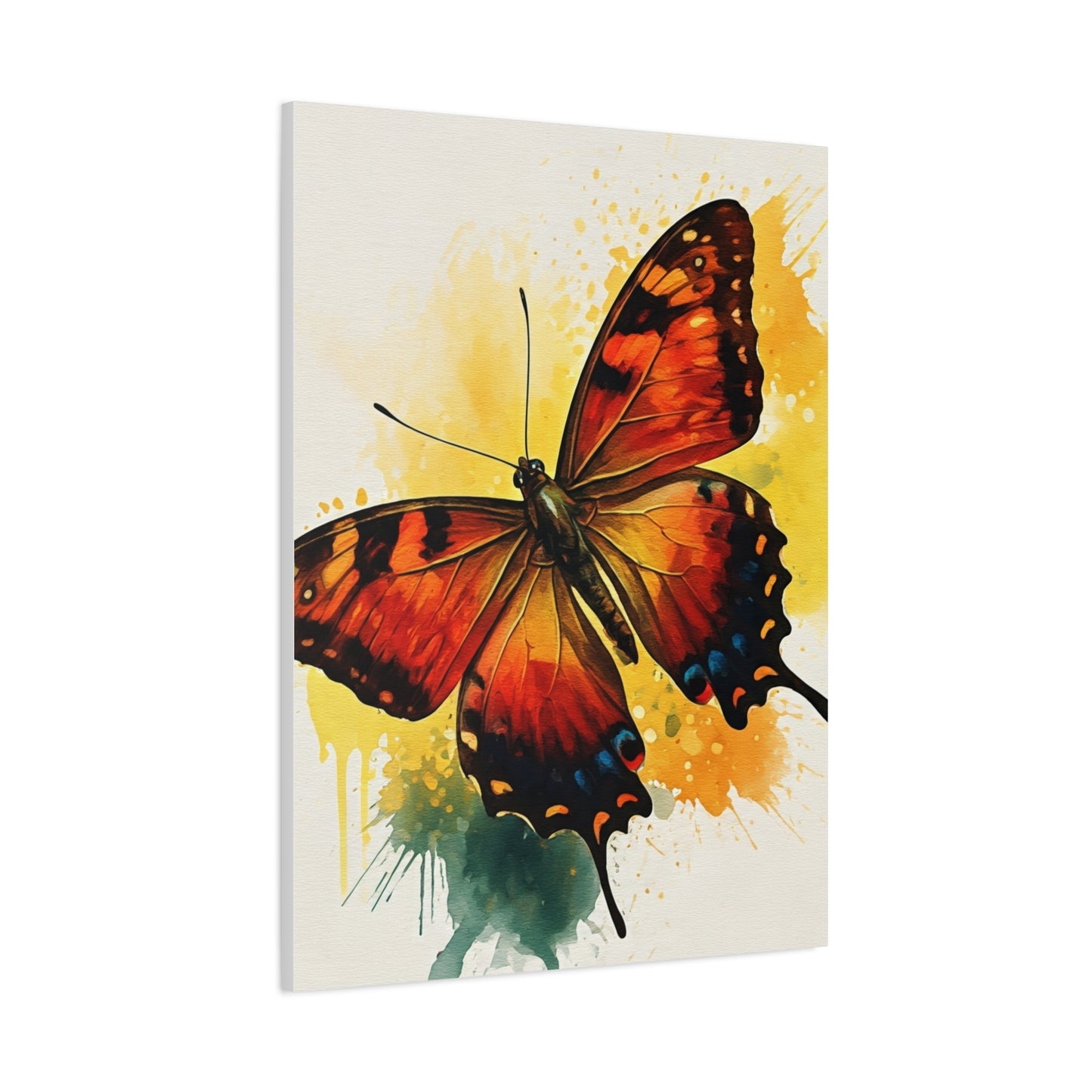 Abstract Flying Butterfly Art Wall Art & Canvas Prints