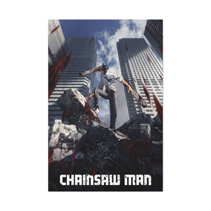 Chainsaw Man Poster Wall Art & Canvas Print