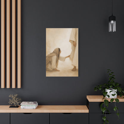 Healing Faith Touch Scripture Wall Art & Canvas Print