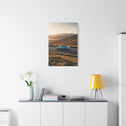 Mazda MX-5 Miata Winding Countryside Road Wall Art & Canvas Prints