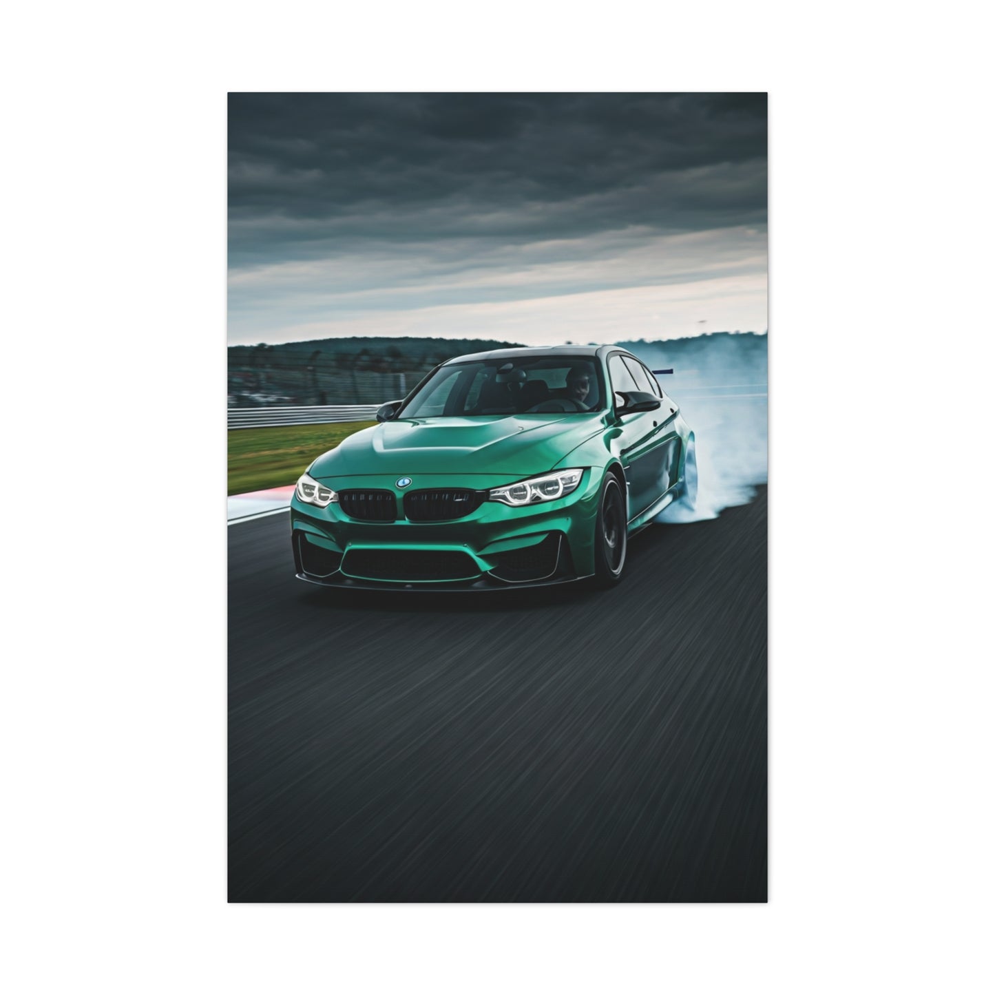BMW M3 Track Entry Drift Precision Wall Art & Canvas Prints