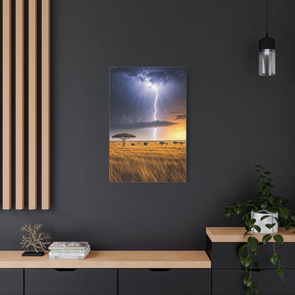 Golden Savannah Horizon Wall Art & Canvas Prints