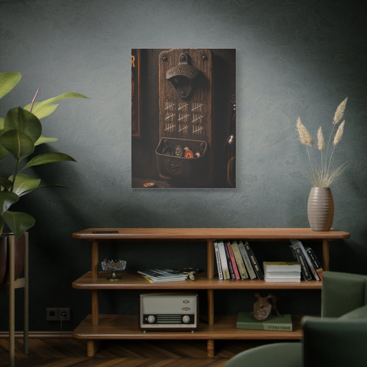 Rustic Bottle Opener Wall Sculpture Wall Art & Canvas Print