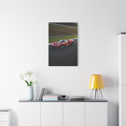 2017 Ford GT High Speed Circuit Wall Art & Canvas Prints