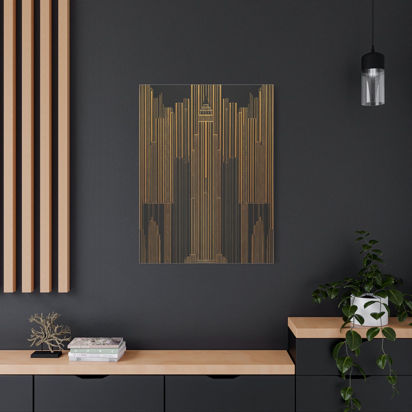 Majestic Golden City Towers Wall Art & Canvas Prints