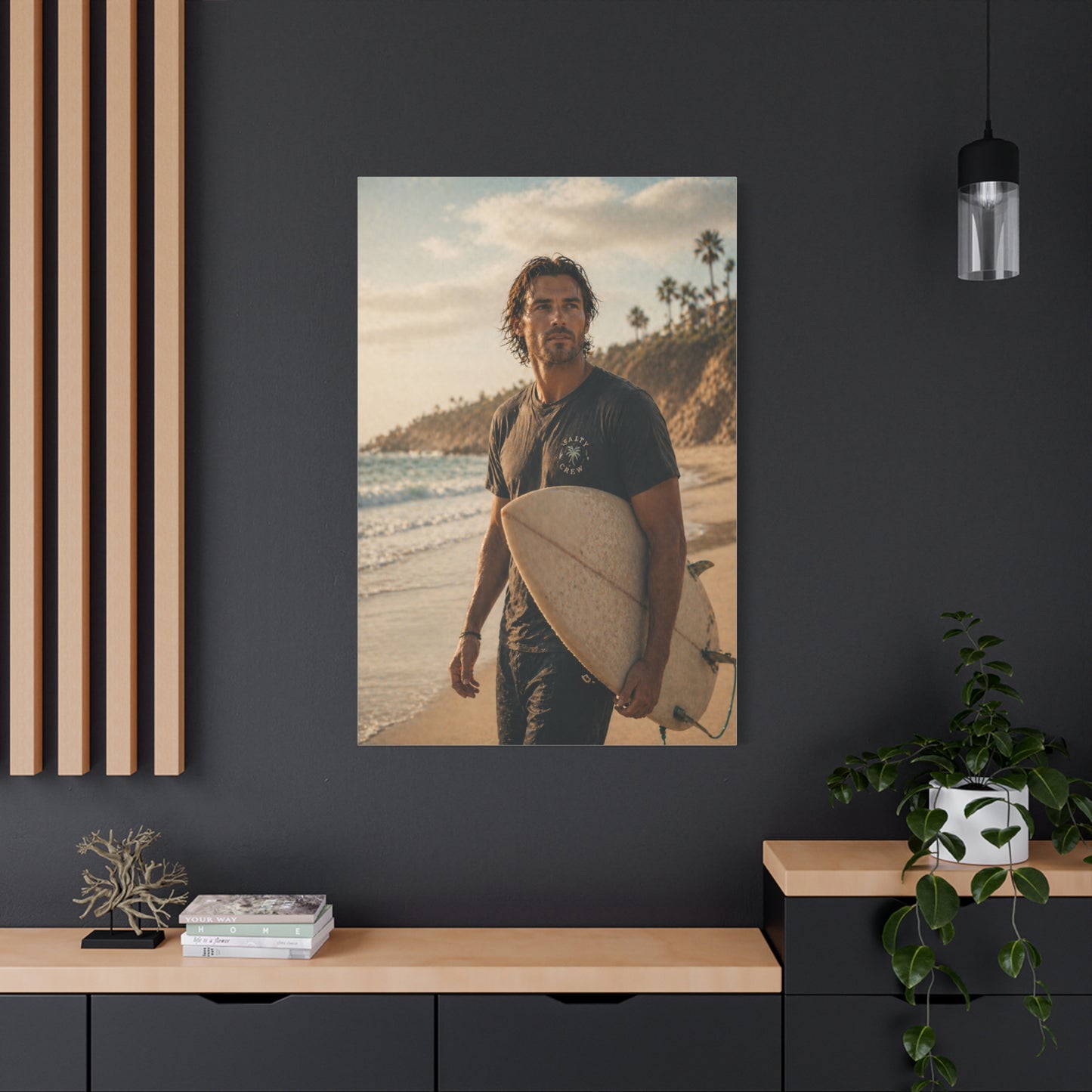 Coastal Surf Lifestyle Portrait Wall Art & Canvas Print