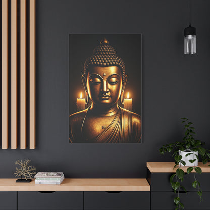 Candlelight Serenity Buddha Wall Art & Canvas Prints