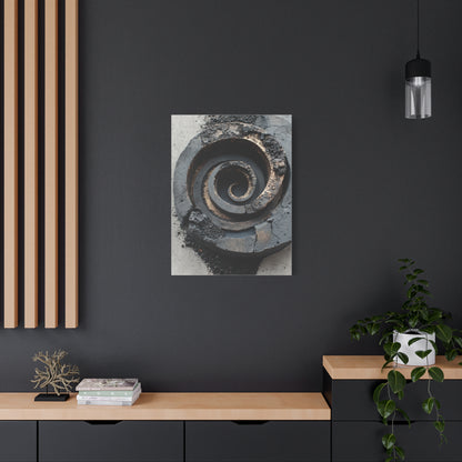 Industrial Spiral Form Abstraction Wall Art & Canvas Print