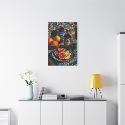 Italian Citrus & Majolica Still Life Wall Art & Canvas Print