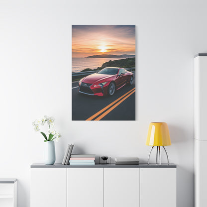 Lexus LC 500 Luxury Scenic Drive Wall Art & Canvas Prints