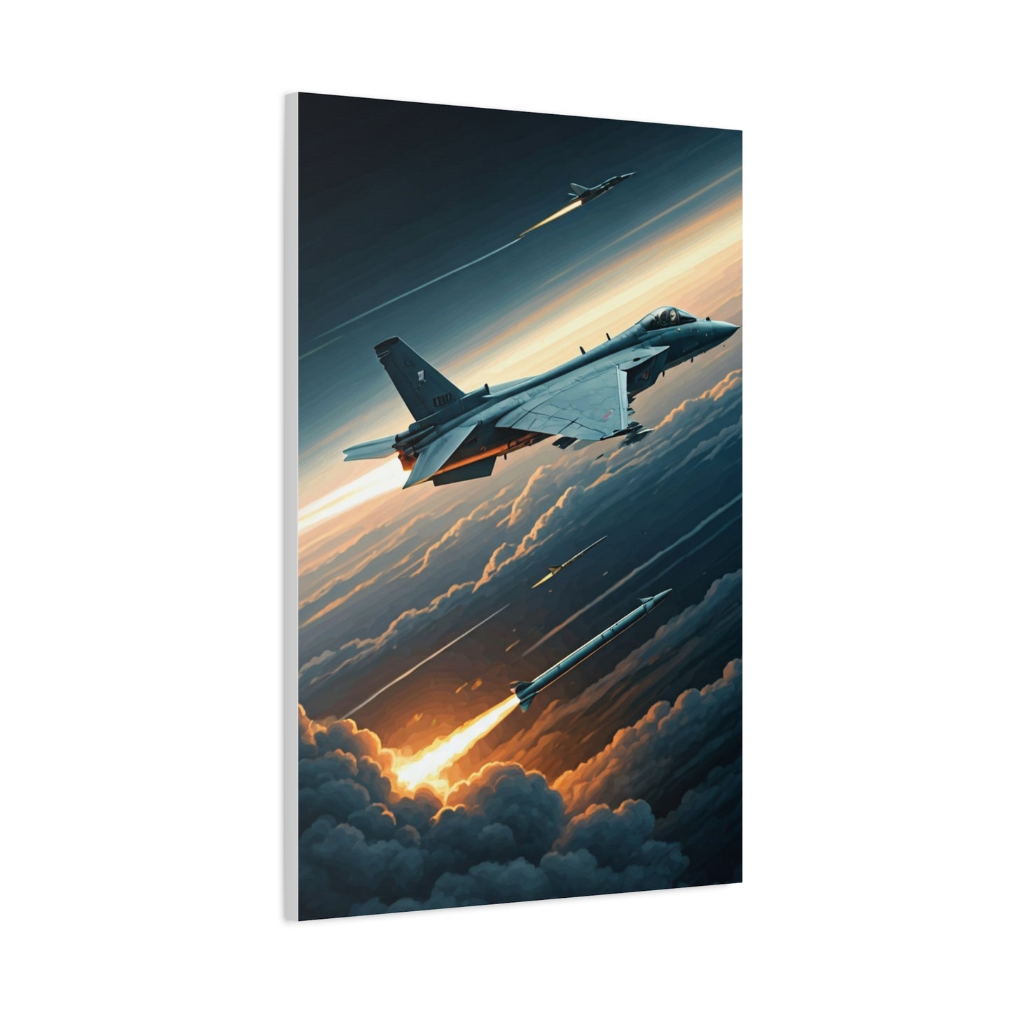 Cloudfire Jet Pursuit Wall Art & Canvas Prints