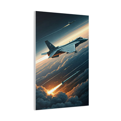 Cloudfire Jet Pursuit Wall Art & Canvas Prints