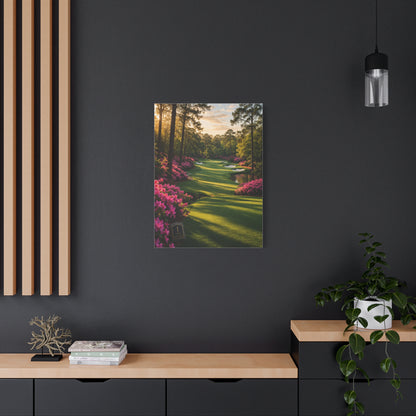 Championship Spring Azalea Golf Course Wall Art & Canvas Print