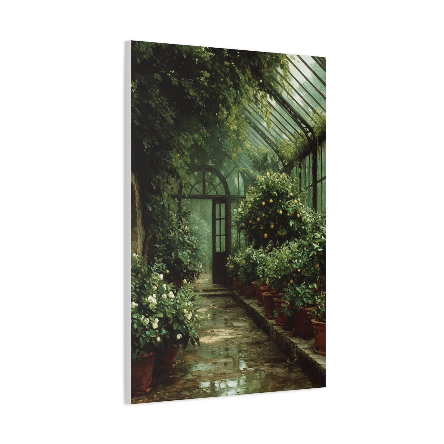 Vintage Greenhouse Garden Wall Art & Canvas Print
