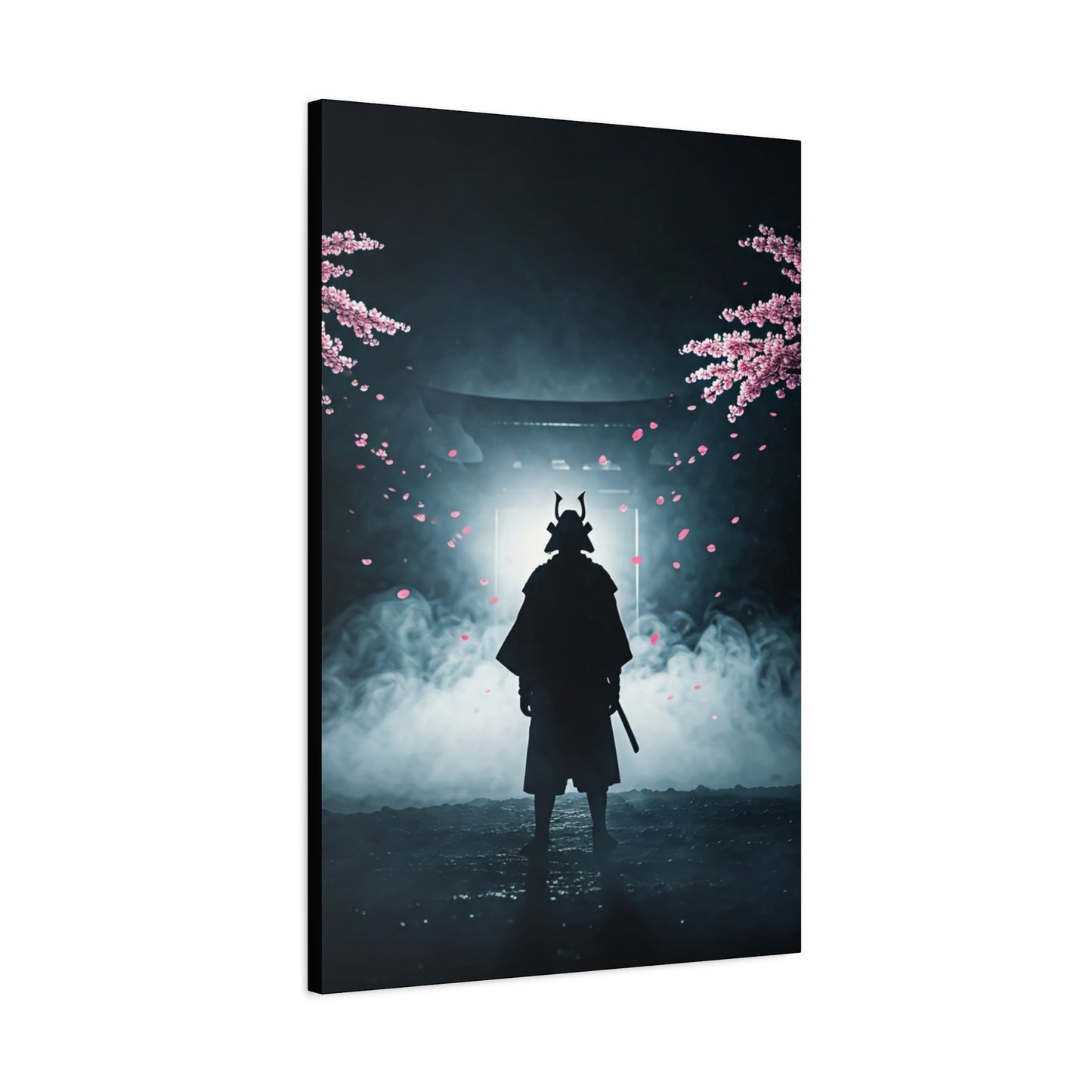 Samurai at the Torii Gate Wall Art & Canvas Prints