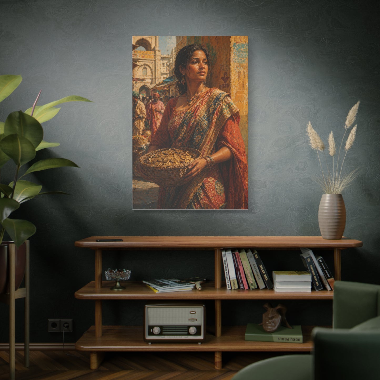 Market Day Cultural Portrait Wall Art & Canvas Print