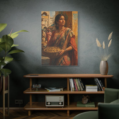 Market Day Cultural Portrait Wall Art & Canvas Print