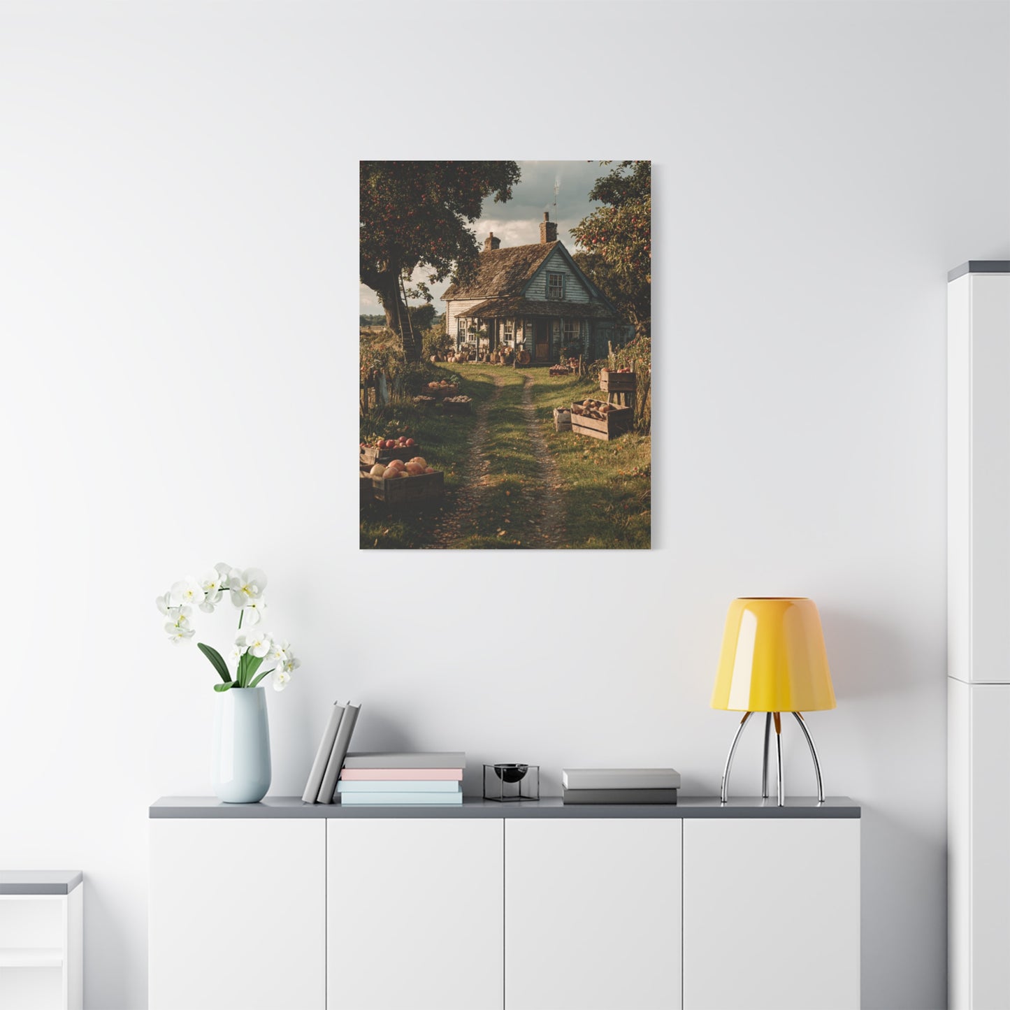 Autumn Orchard Farmhouse Harvest Wall Art & Canvas Print