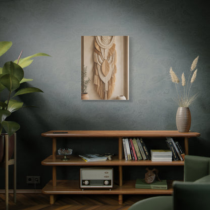 Handwoven Natural Fiber Wall Hanging Wall Art & Canvas Print