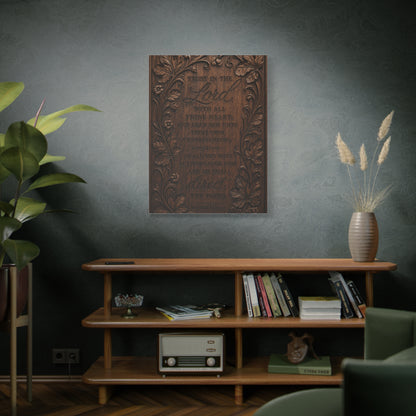 Proverbs Heirloom Wood Scripture Wall Art & Canvas Print