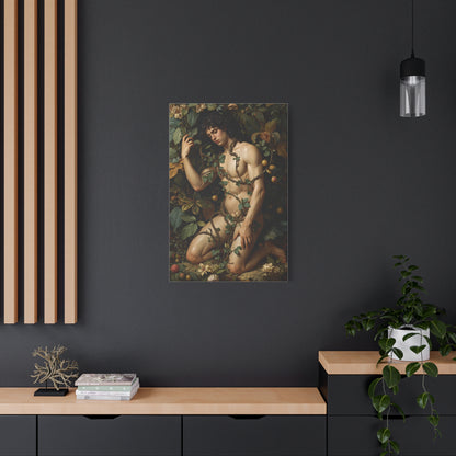 Classical Garden Male Figure Wall Art & Canvas Print