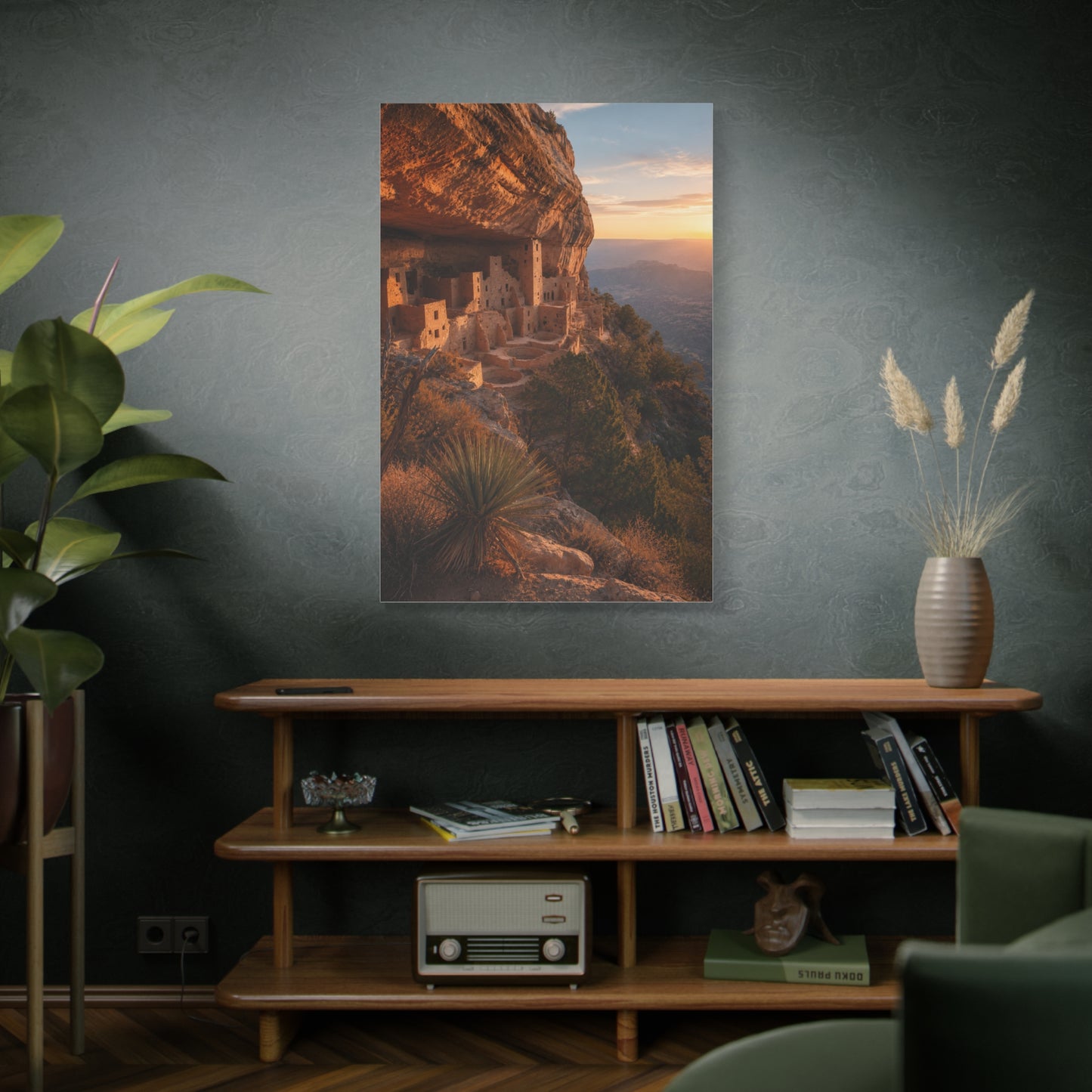 Ancient Cliff Dwelling Canyon Wall Art & Canvas Print