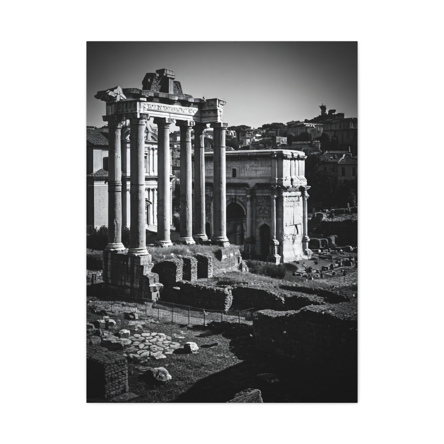 Roman Forum Ruins Architectural Heritage Wall Art & Canvas Prints