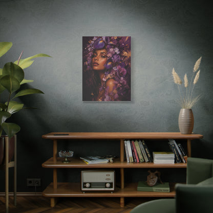 Floral Crown Muse Portrait Wall Art & Canvas Print