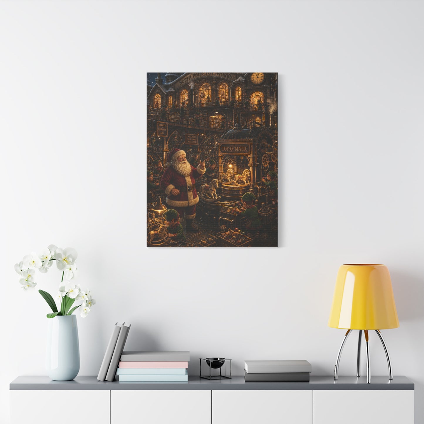 The Midnight Shift Toy Factory Wall Art & Canvas Print