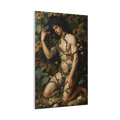 Classical Garden Male Figure Wall Art & Canvas Print